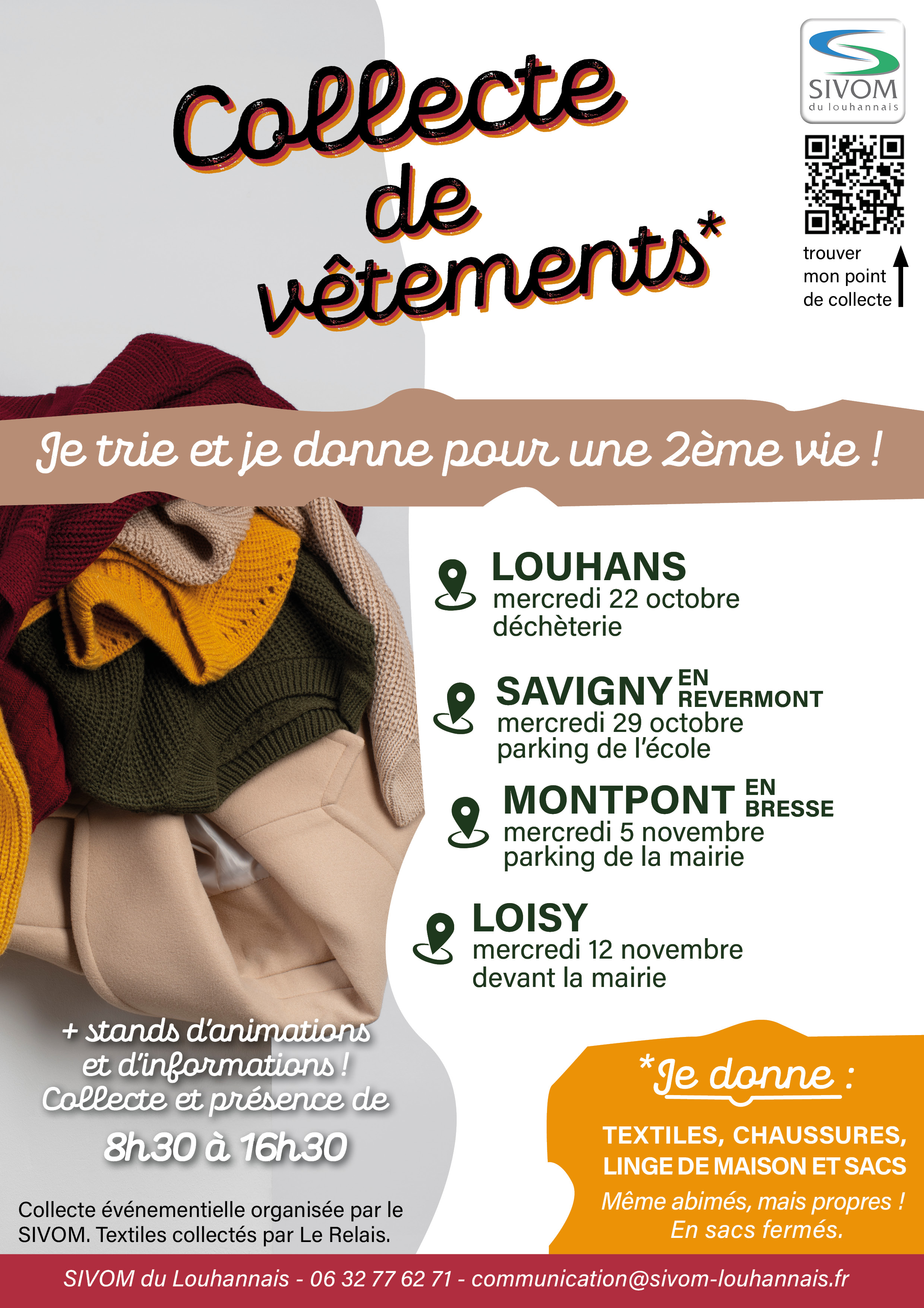 Collecte vetements automne 2025