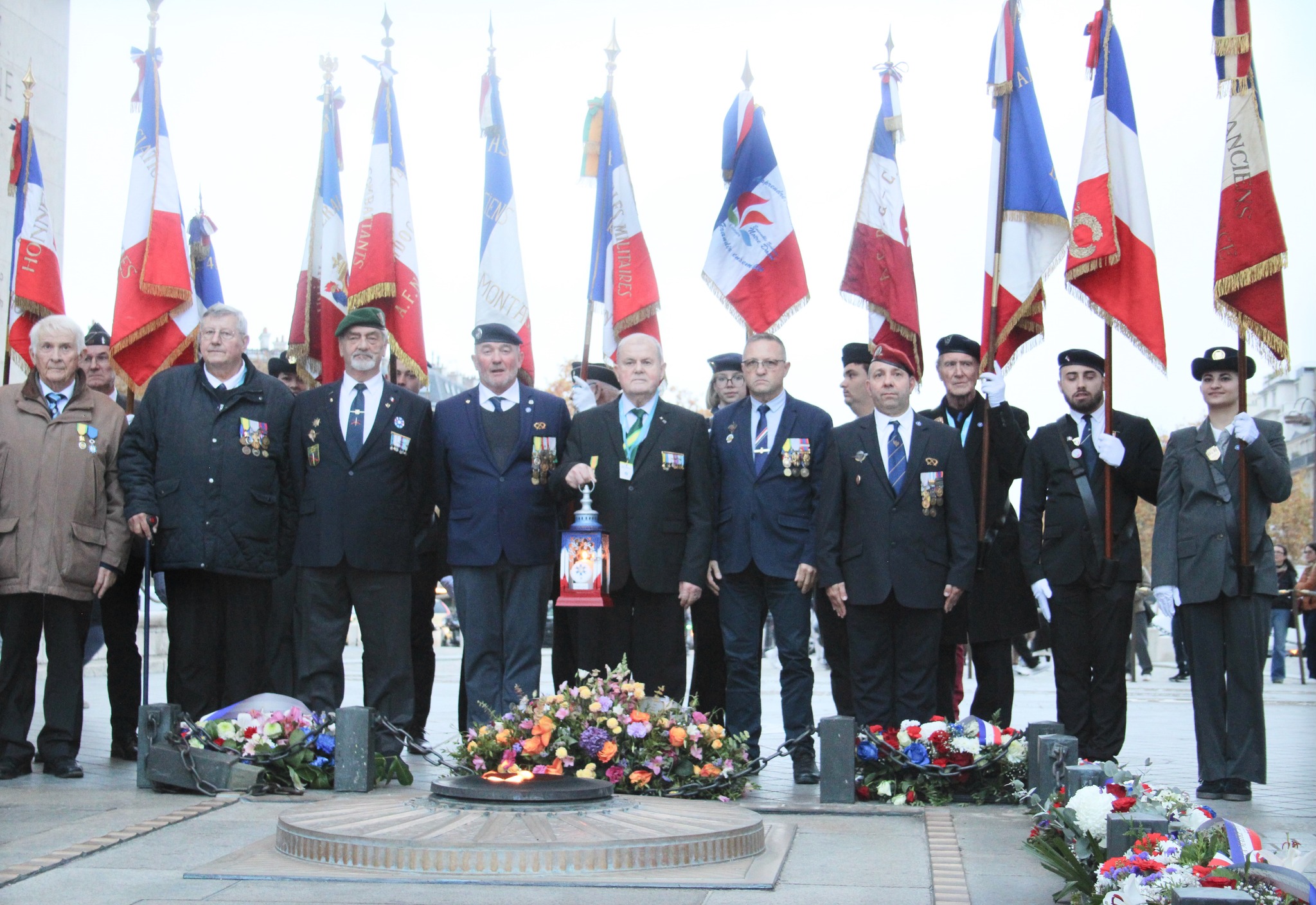 Flamme Soldat inconnu Paris Louhans Chateaurenaud 5